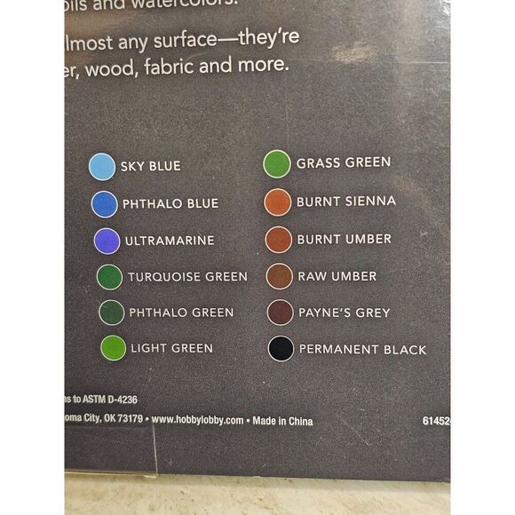 Masters Touch 24 Color Acrylic Paint Set 12ml Tubes For Art & Craft - Picture 6 of 6